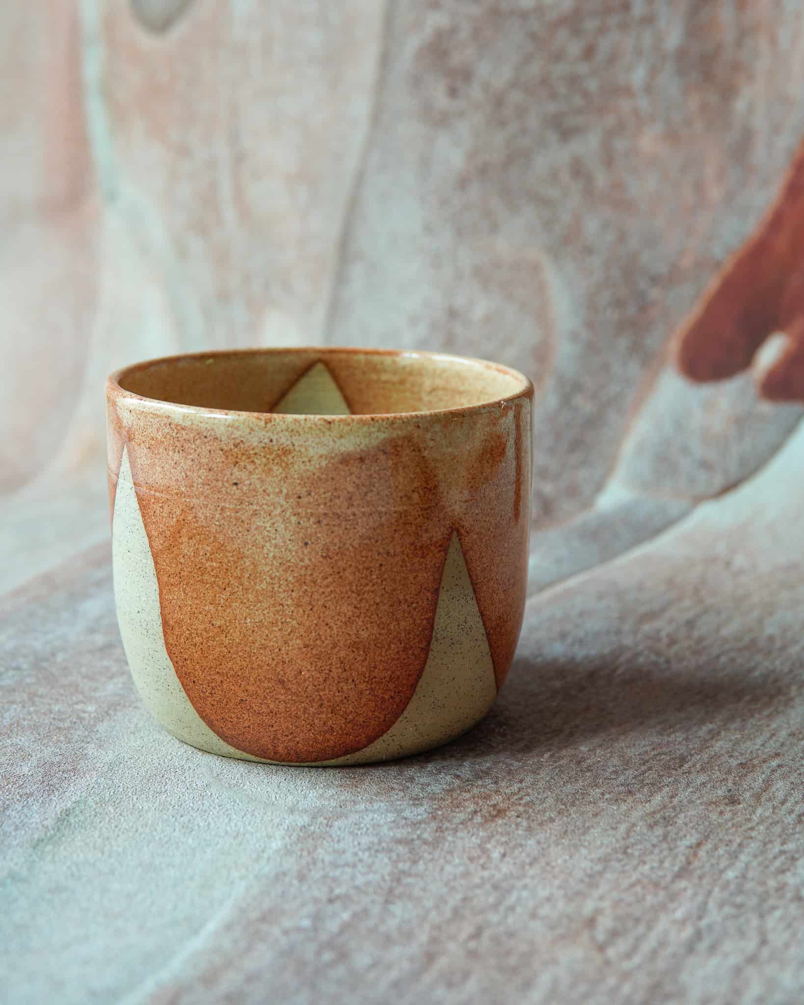 Folk Art, Handmade Ceramic Planter