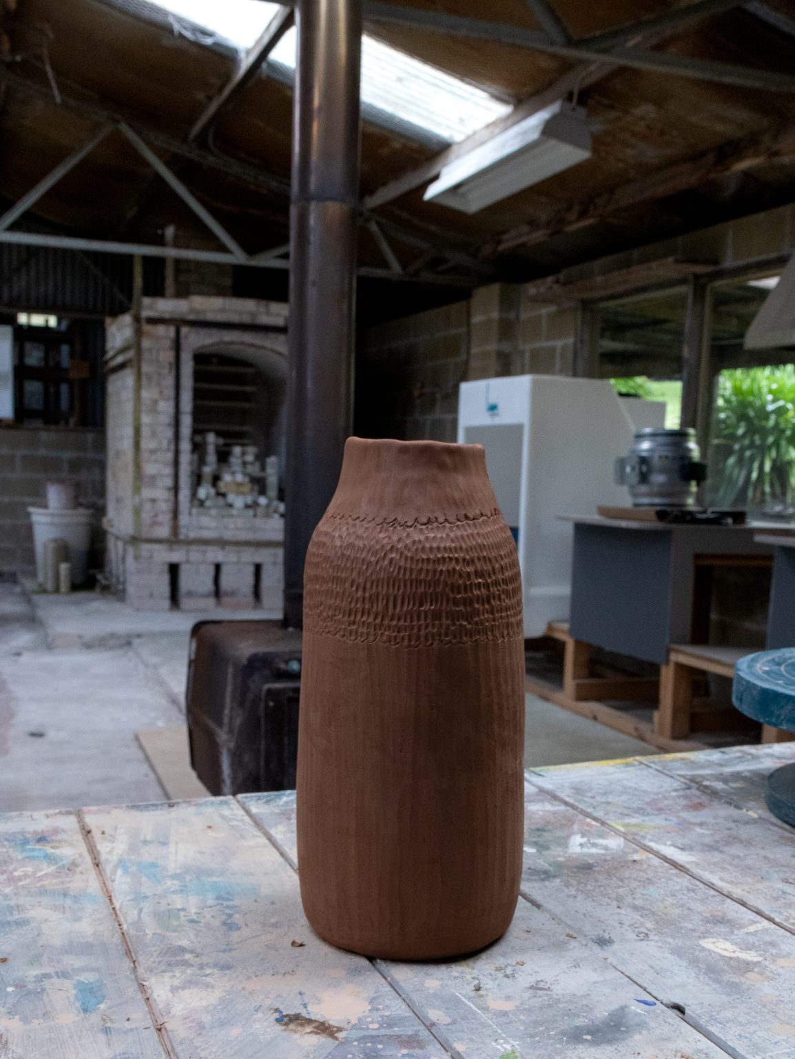 Gellibrand Pottery In the studio