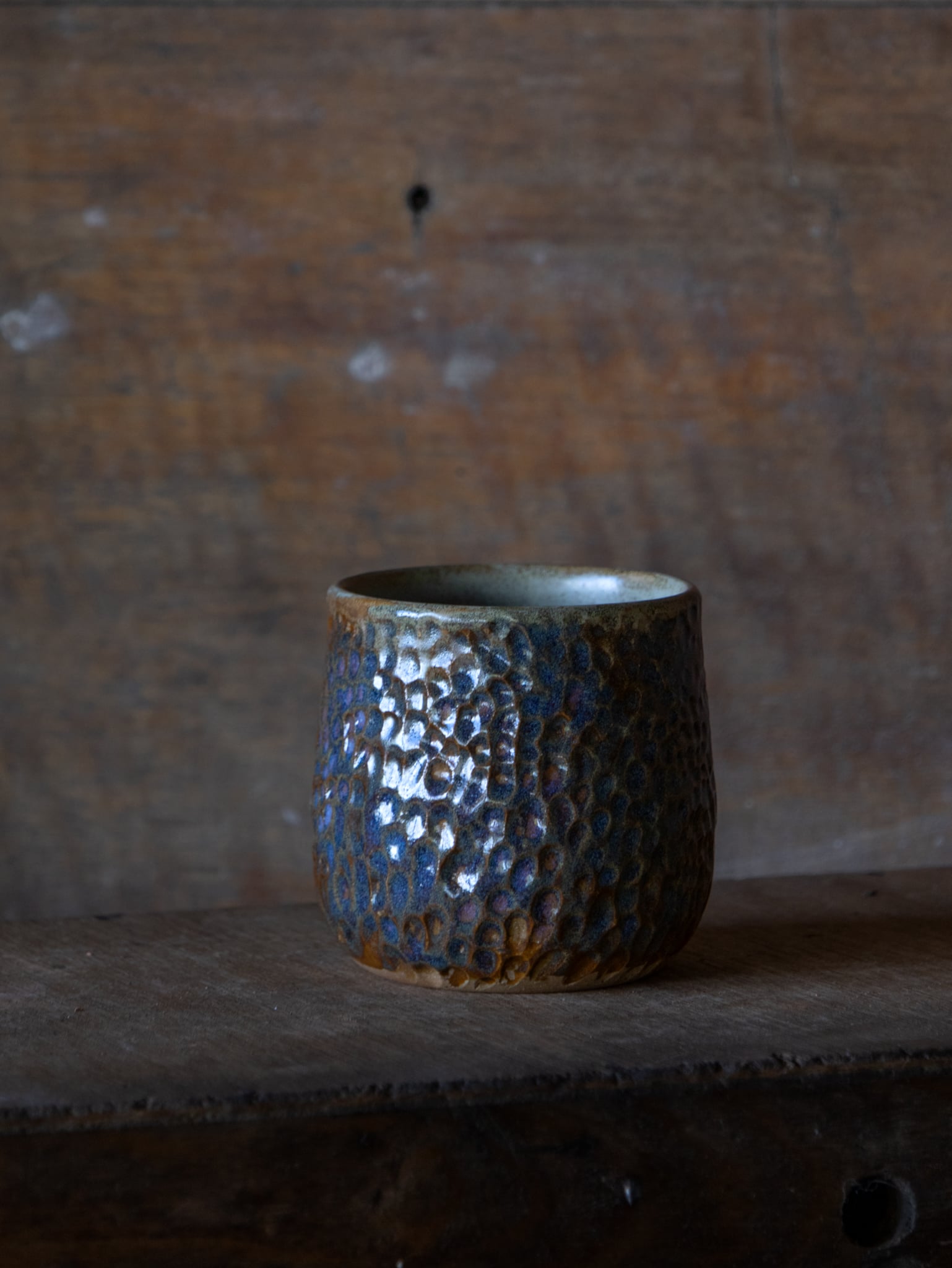 Moonlight Head Ceramic Cup by Gellibrand Pottery