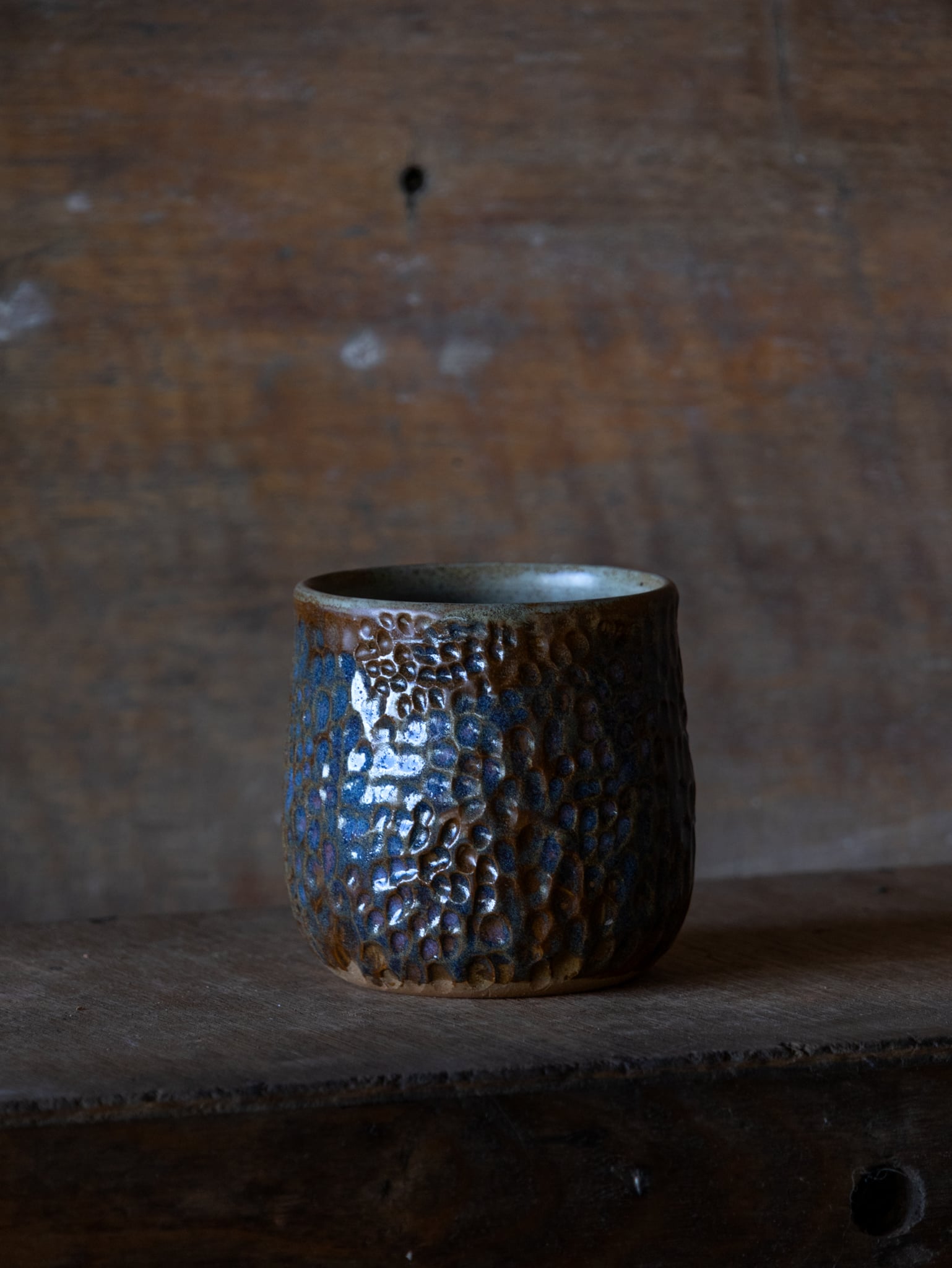 Moonlight Head Ceramic Cup by Gellibrand Pottery
